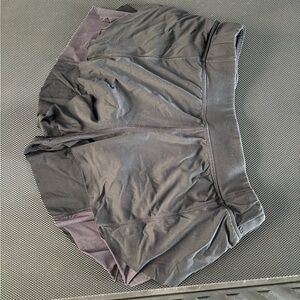 lululemon black running shorts